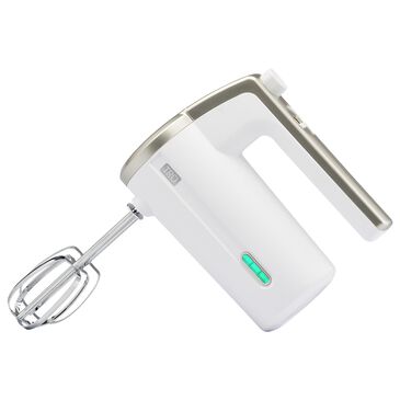 TRU TRU 3-Speed Hand Mixer with Whisk Attachment in White, , large