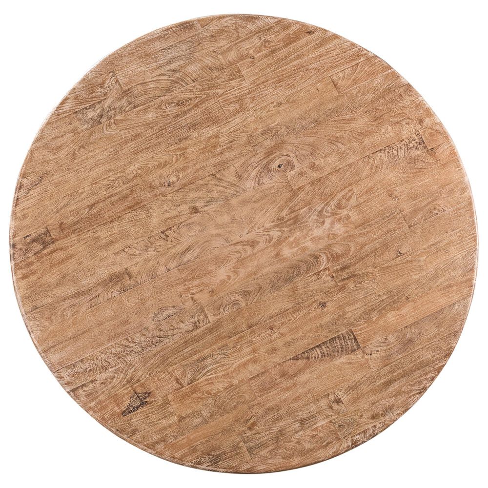 Home Trends &amp; Design San Rafael 72&quot; Round Dining Table in Antique Oak - Table Only, , large