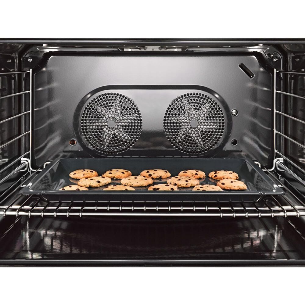 Miele 36" Freestanding Natural Gas Dual Fuel Range with Broil-Griddle Cover in Stainless Steel and Black, , large