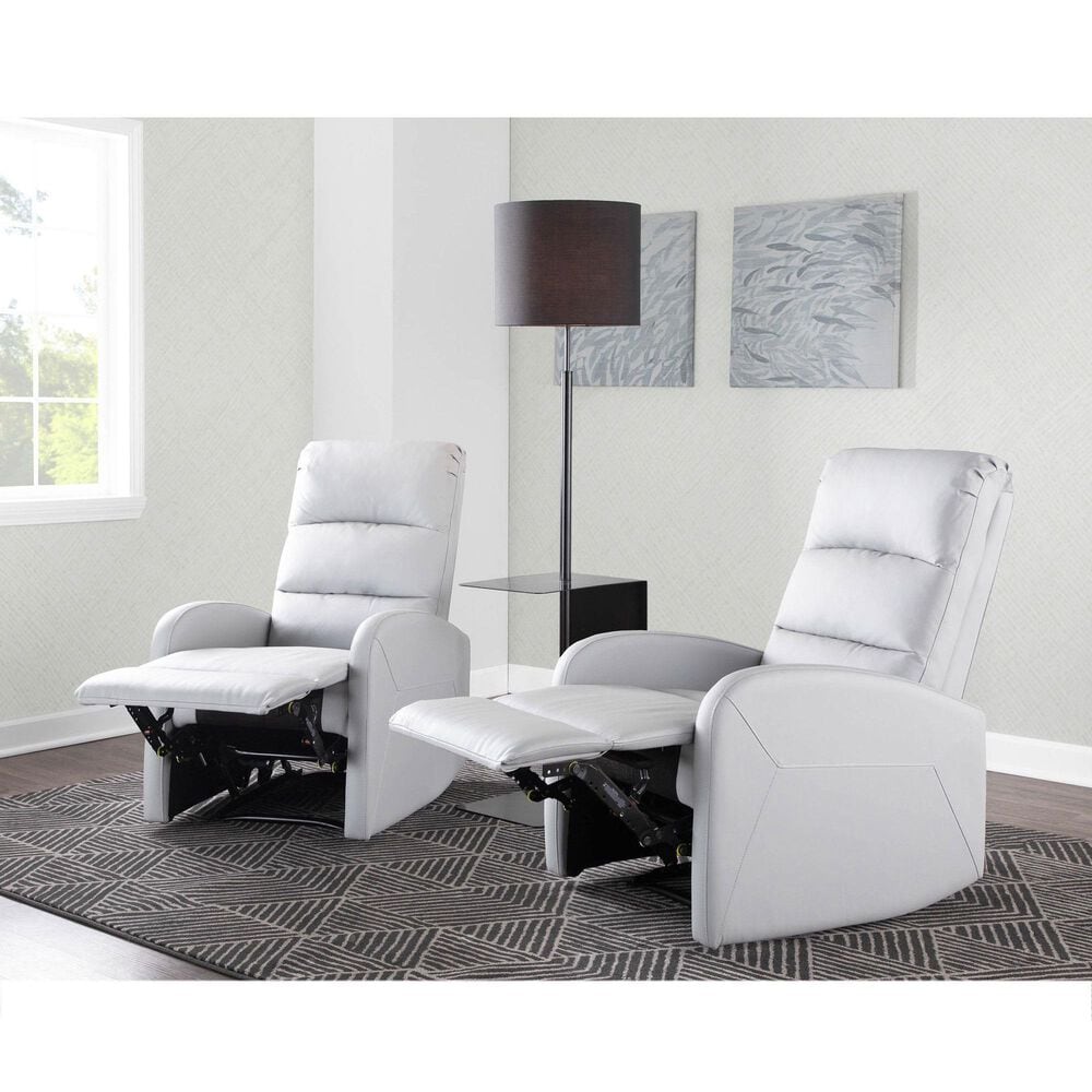 Lumisource Dormi Recliner Chair in Grey, , large