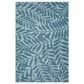 Dalyn Rug Company Sedona Floral 2"3" x 12" Denim Indoor/Outdoor Performance Runner, , large