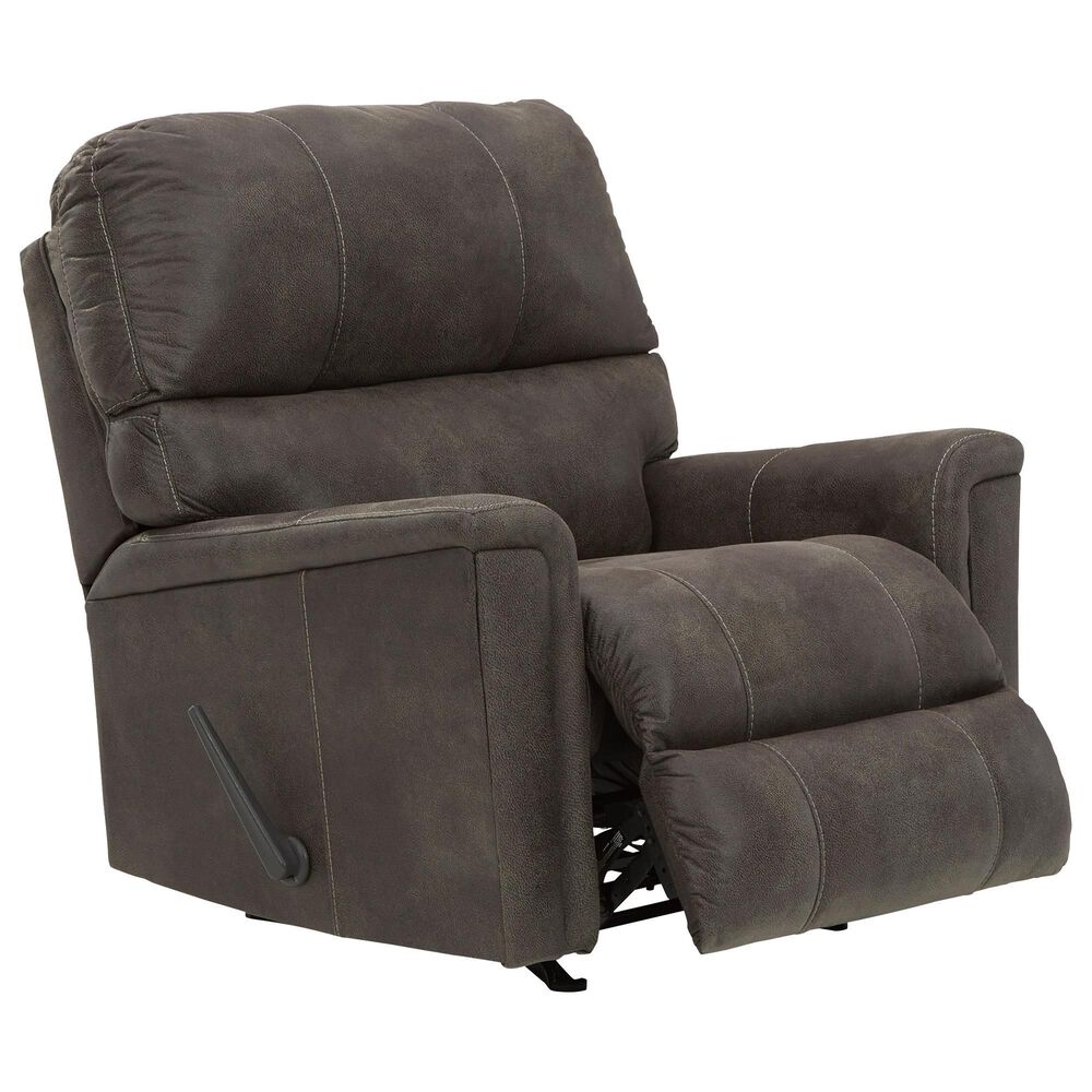 Ashley Navi Rocker Recliner in Smoke, , large
