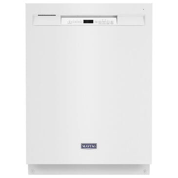 Maytag 24" Built-In Pocket Handle Dishwasher with 50 Decibel in White, , large