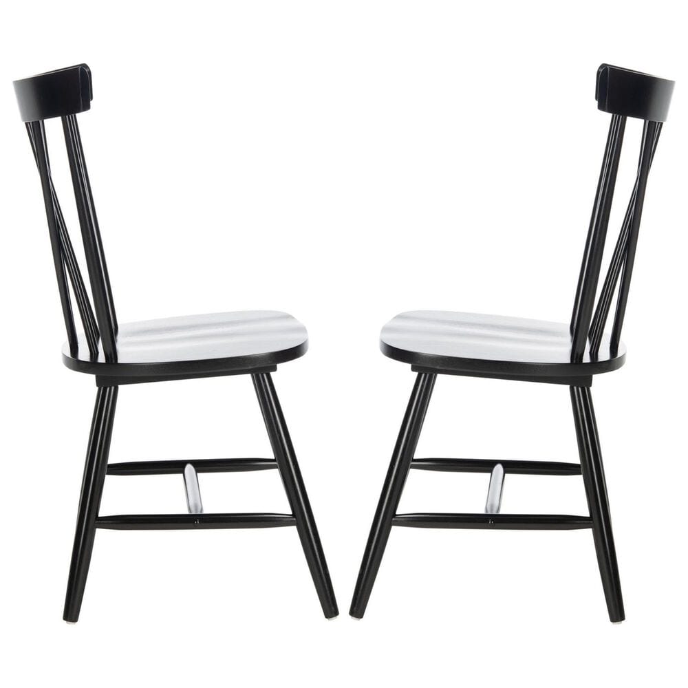 Safavieh Alexander Dining Chair in Black &#40;Set of 2&#41;, , large