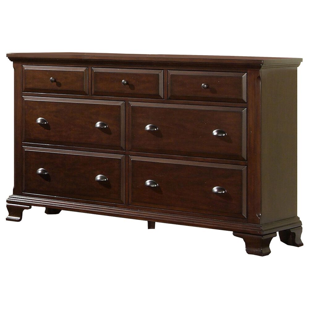 Mayberry Hill Canton 7-Drawer Dresser in Cherry, , large