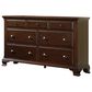 Mayberry Hill Canton 7-Drawer Dresser in Cherry, , large