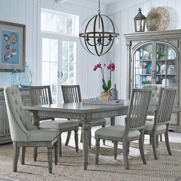 Chapel Hill Madison Ridge 7-Piece Dining Set in Gray, , large