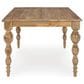 Ashley Rybergston Rectangular Dining Table in Light Brown - Table Only, , large