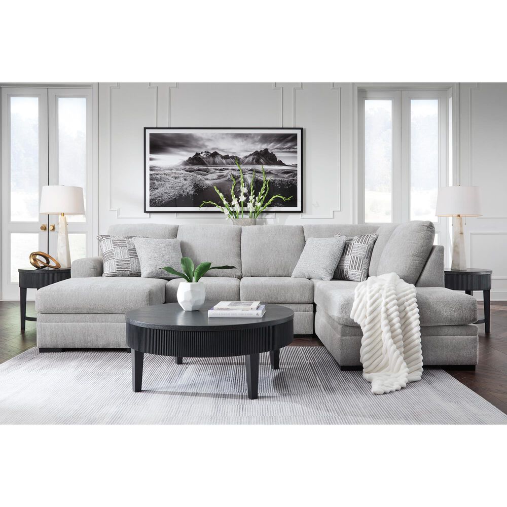 Ashley Gabyleigh 2-Piece Stationary Right Facing Sectional in Nickel, , large