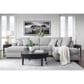 Ashley Gabyleigh 2-Piece Stationary Right Facing Sectional in Nickel, , large