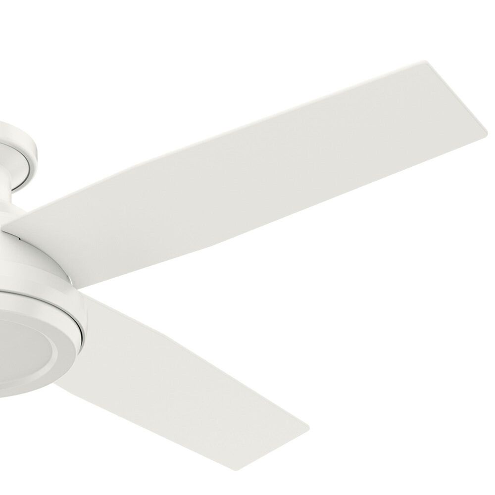 Hunter Dempsey 52&quot; Low Profile Ceiling Fan in Fresh White, , large