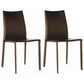 Baxton Studio Rockford Side Chair in Brown (Set of 2), , large