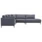 Kuka (Hk) Trade Co Lmt Motion Becki Owens 4-Piece Stationary Right Facing Sectional in Marin Demin, , large