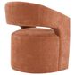 Furniture of America Rivena Modern Arm Chair with Casters in Rustic Orange, , large