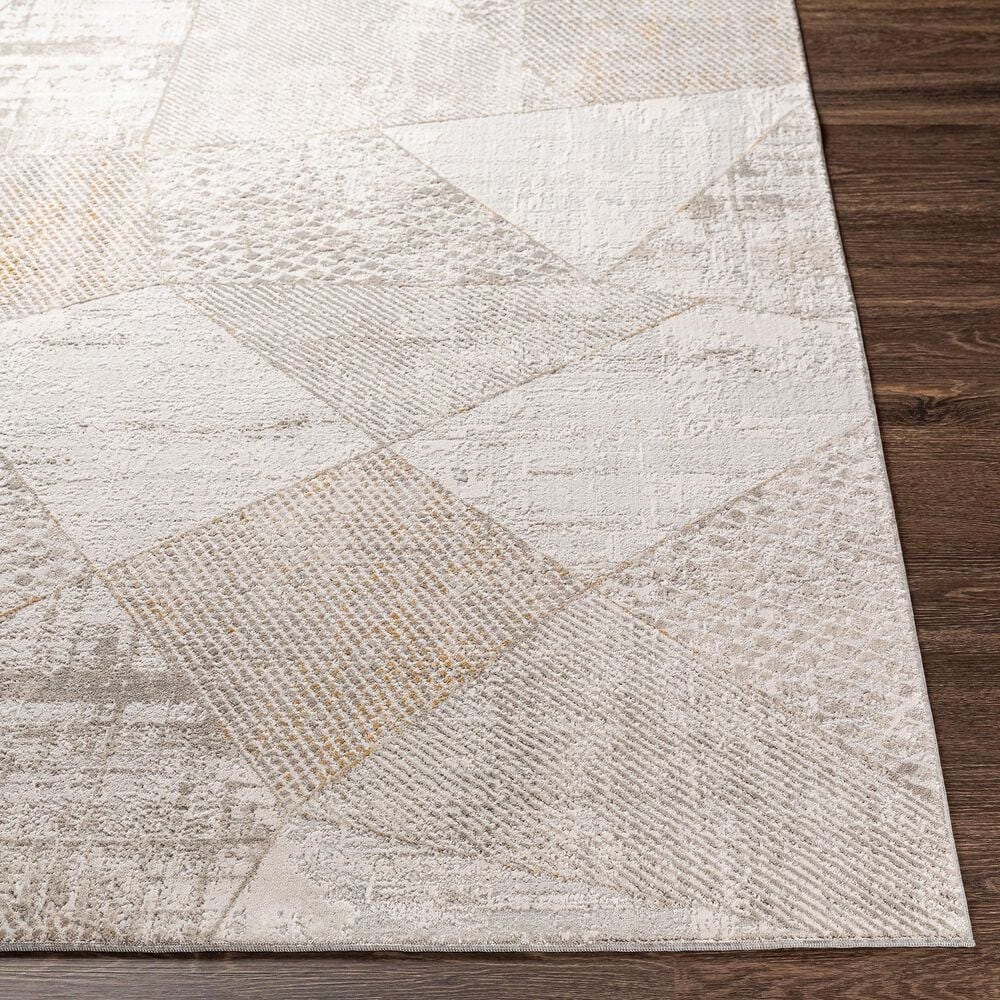 Surya Carmel  9&#39; x 12&#39; White, Ivory, Gray and Taupe Area Rug, , large