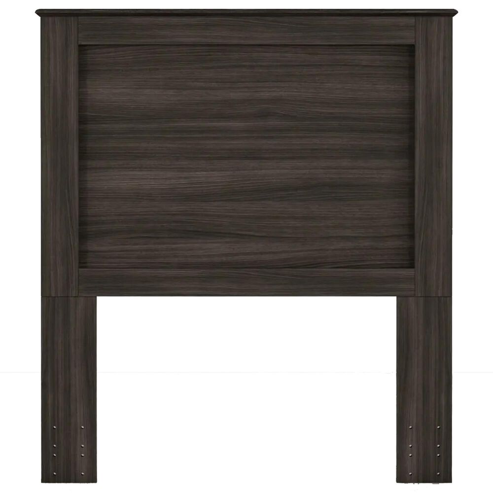 Lemoore Essential Twin Panel Headboard in Grey Walnut, , large