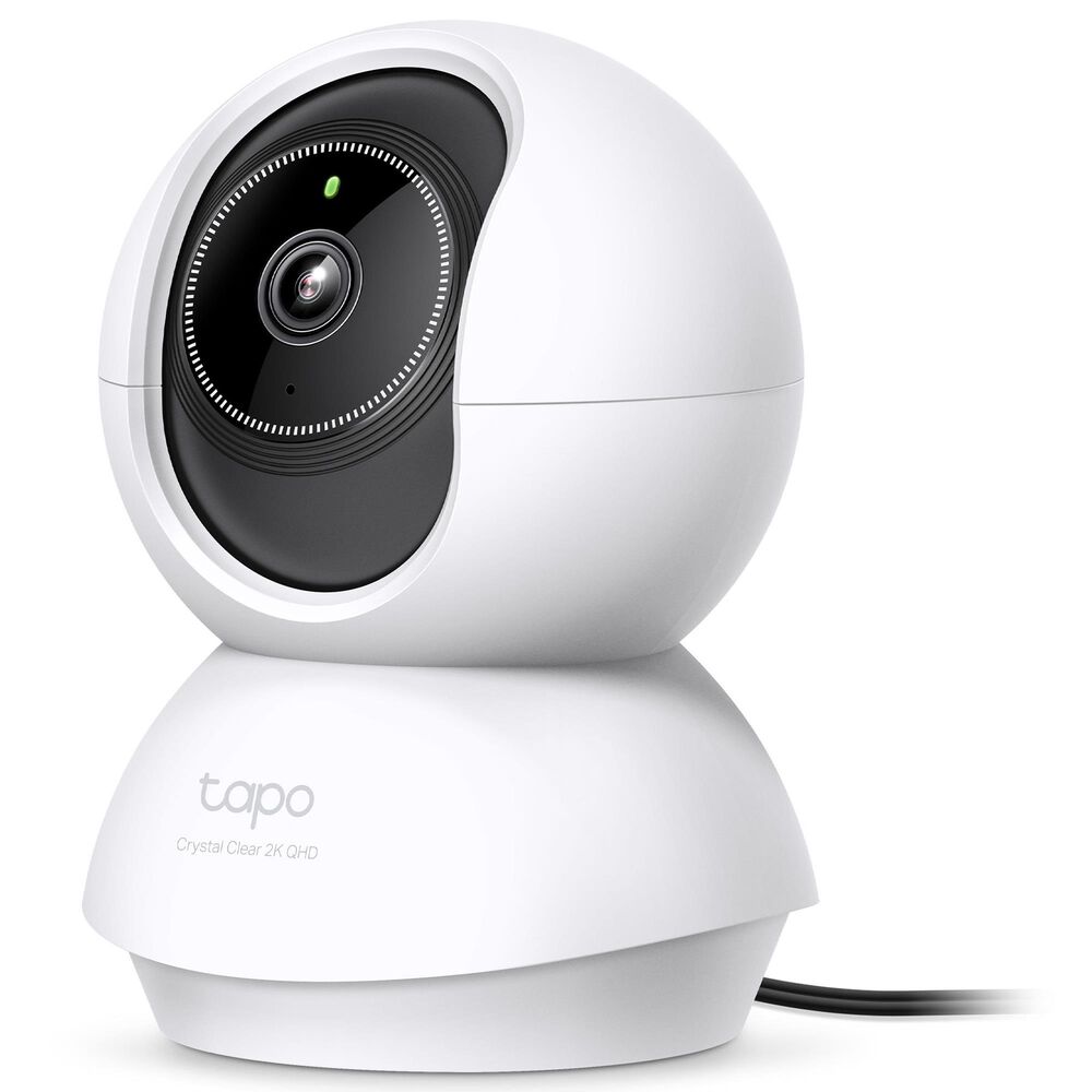 TP-Link Pan Tilt AI Home Security Wi-Fi Camera in White, , large