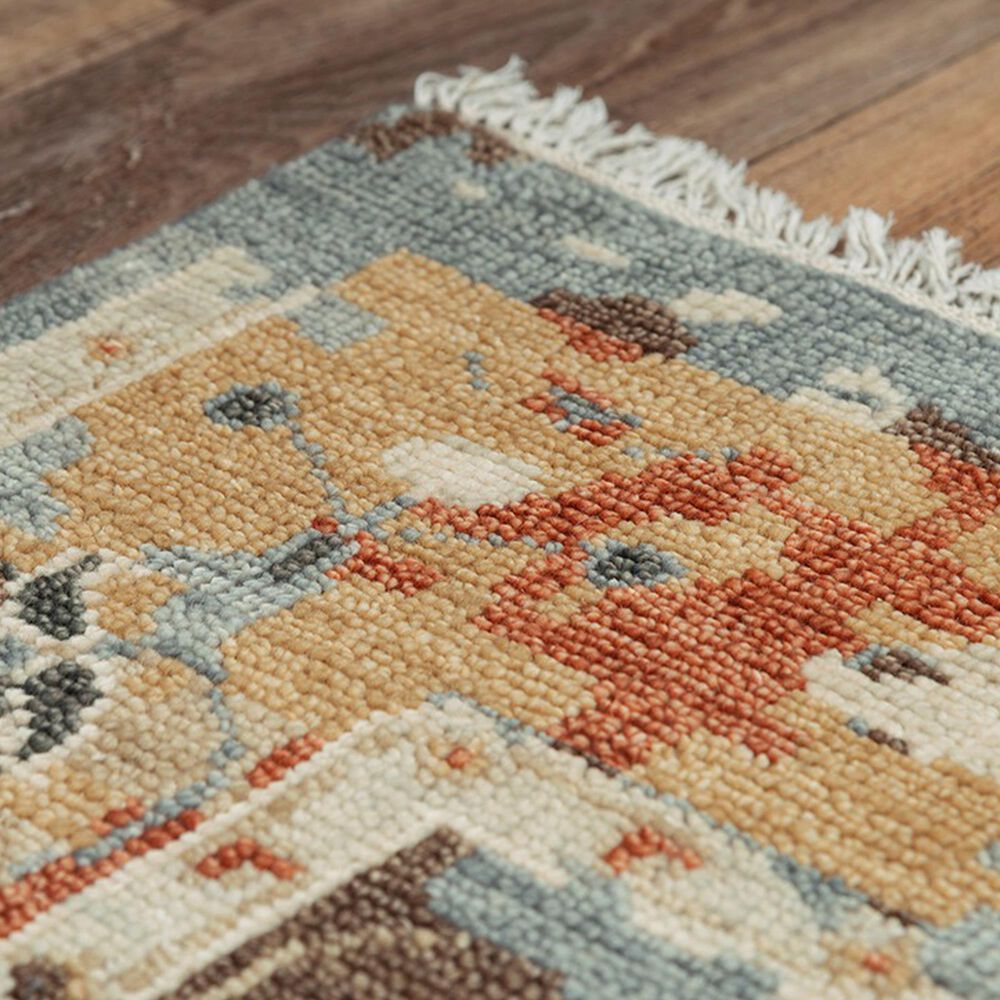 RIZZY Belmont 2&#39; x 3&#39; Dark Grey, Gold and Rust Area Rug, , large