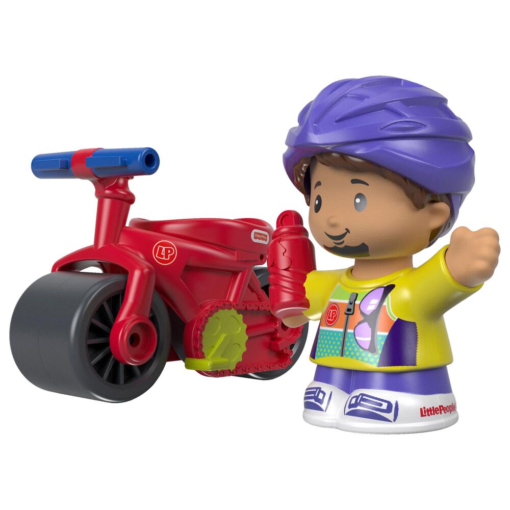Little People Cyclist Samuel and Bike, , large