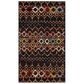 Safavieh Amsterdam AMS108P-3 3" x 5" Black/Multi Area Rug, , large