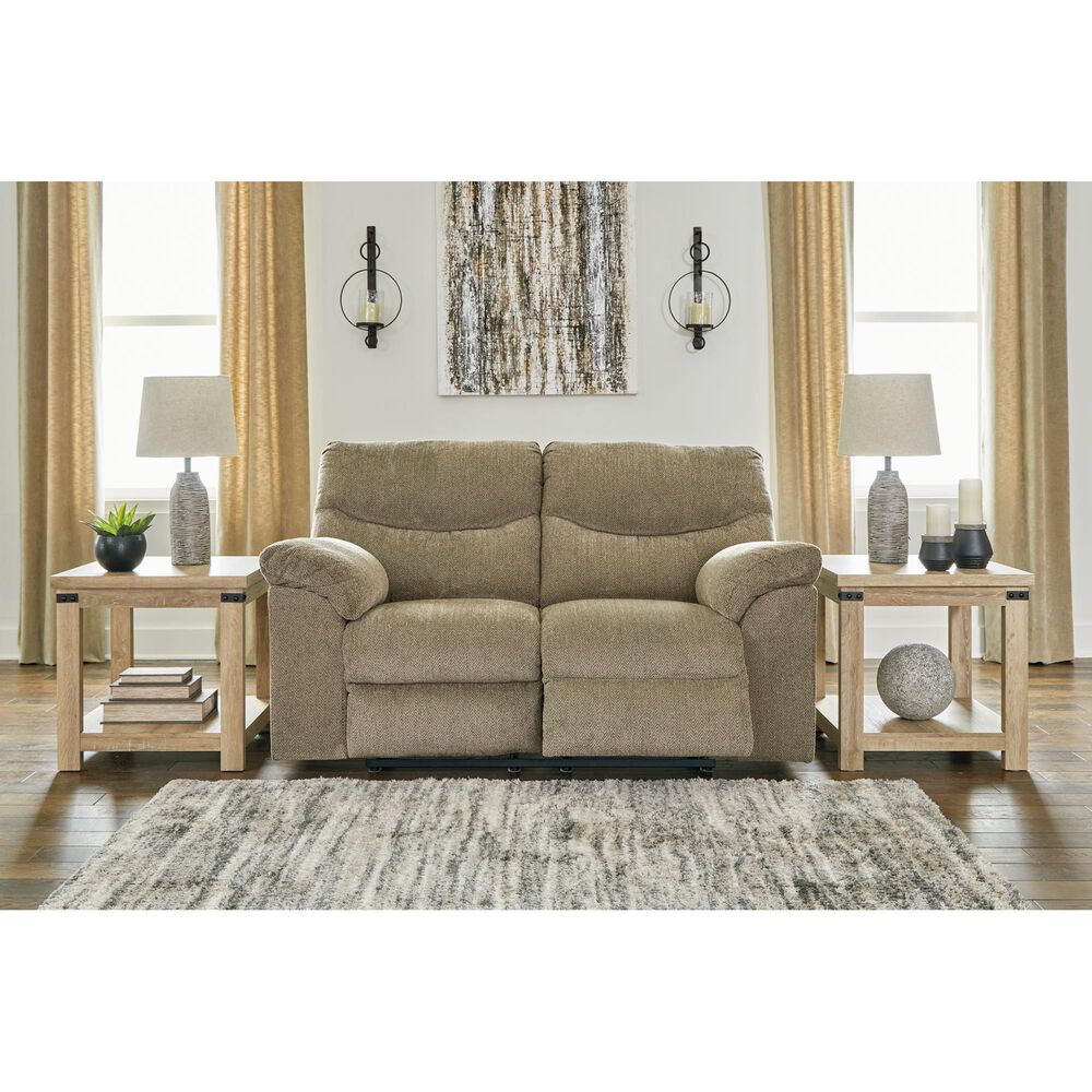 Ashley Alphons Manual Reclining Loveseat in Briar, , large