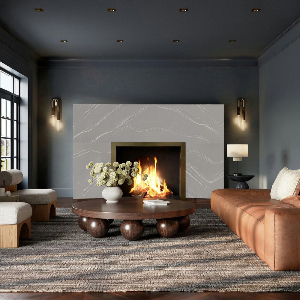 Cambria Luxury Queen Anne 3cm Quartz Countertop in Gray, , large