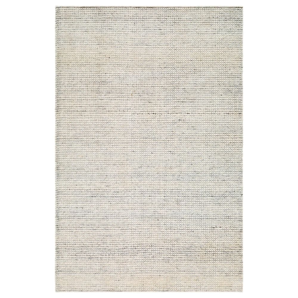 Surya Reika REK-2306 9" x 12" Gray and Off-White Area Rug, , large