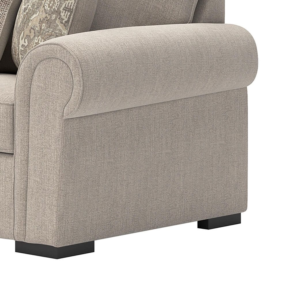 Ashley Sararose Stationary Sofa in Heather, , large