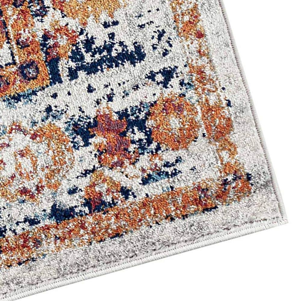 Amer Rugs Alexandria 2&#39; x 6&#39; Ivory and Gold Runner, , large