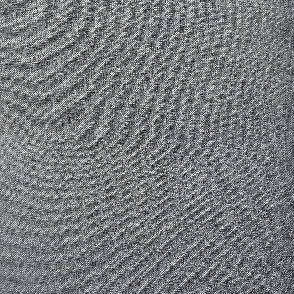 Baxton Studio Palina Queen Headboard with Dark Grey Upholstered in Walnut Brown, , large