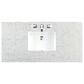 James Martin Malibu 48" Single Bathroom Vanity in Amber Birch with 3 cm Eternal Jasmine Pearl Quartz Top and Rectangular Sink, , large