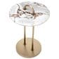 Eichholtz Zappa Side Table in Brushed Brass and White, , large