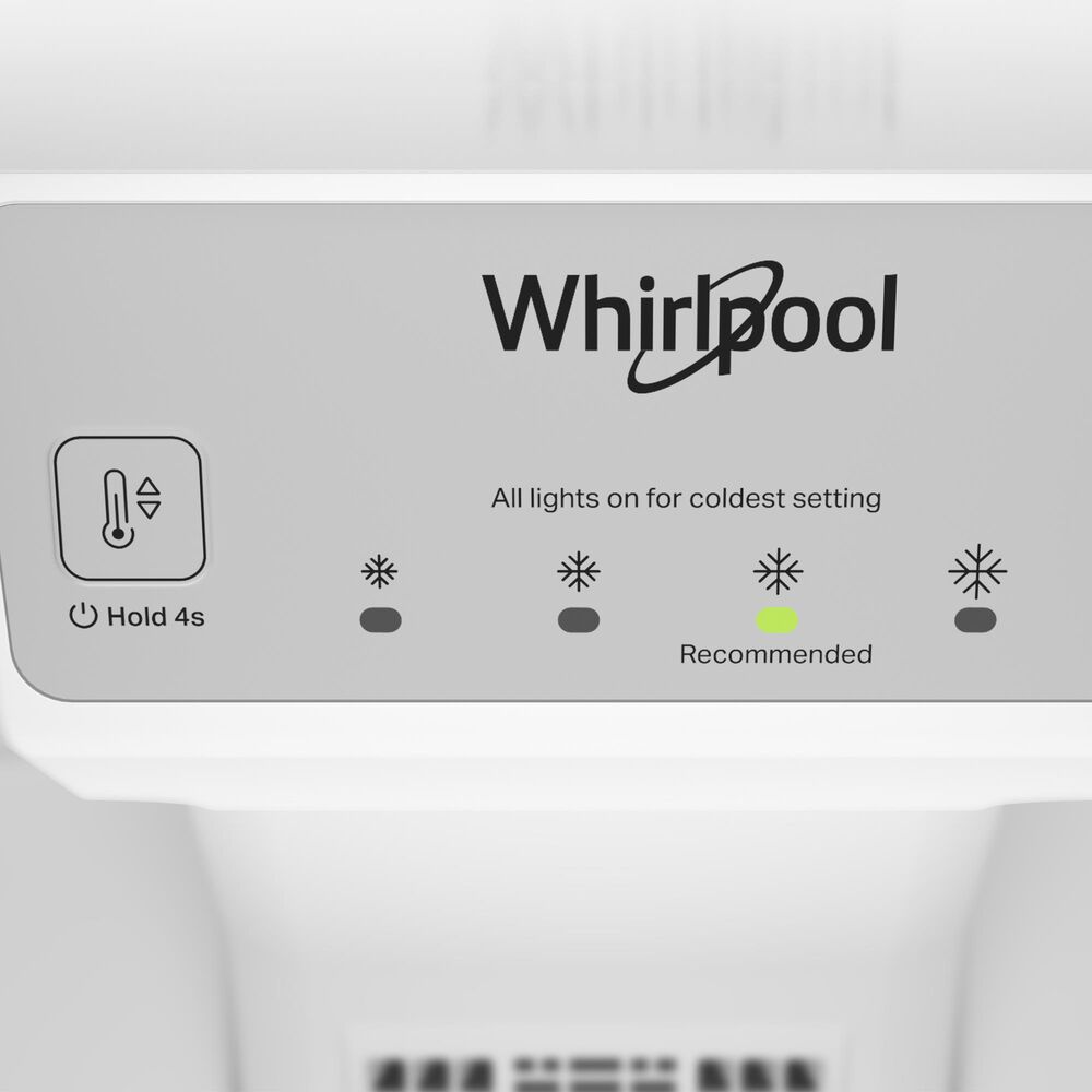 Whirlpool 19.3 Cu. Ft. Top Freezer Refrigerator with Total Coverage Cooling in Black, , large