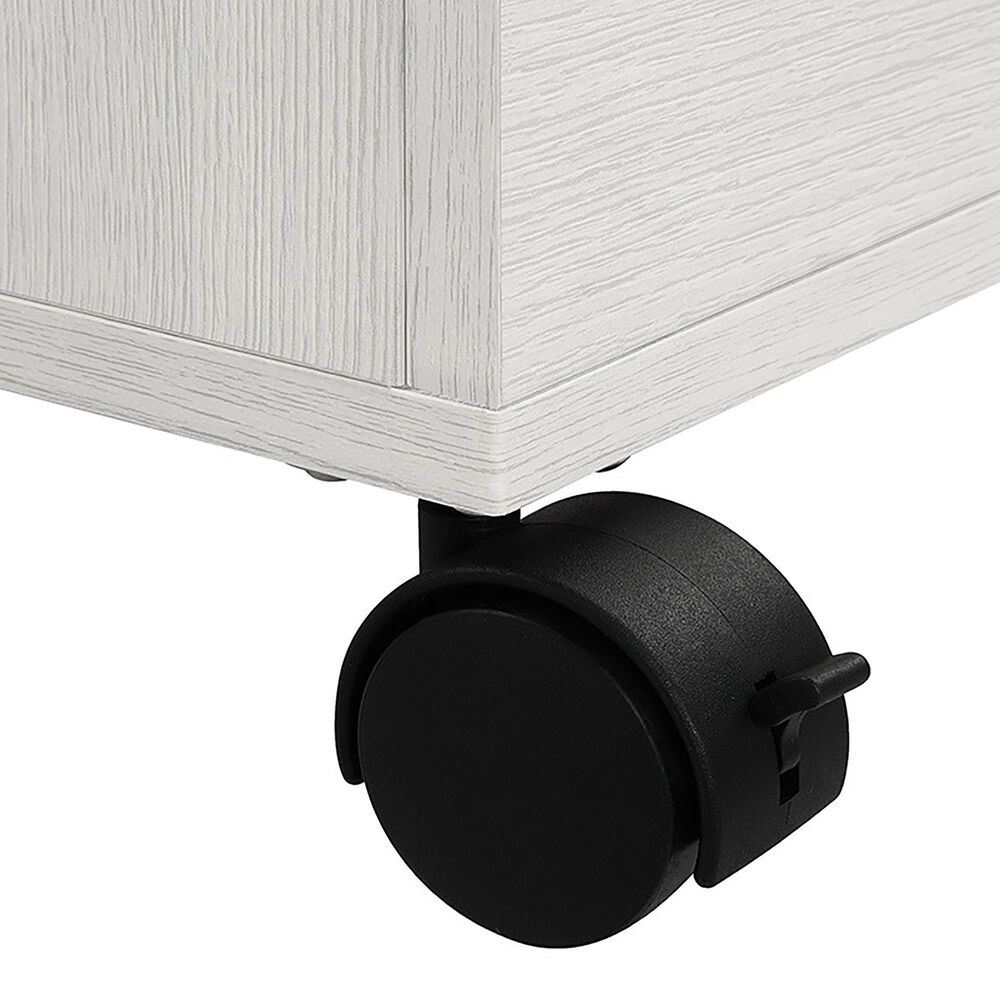 Valor Living Holly 4-Drawer Mobile Storage Cart in White Oak, , large