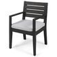 Hearth and Haven 6-Piece Outdoor Dining Set with Light Grey Cushions in Dark Grey, , large