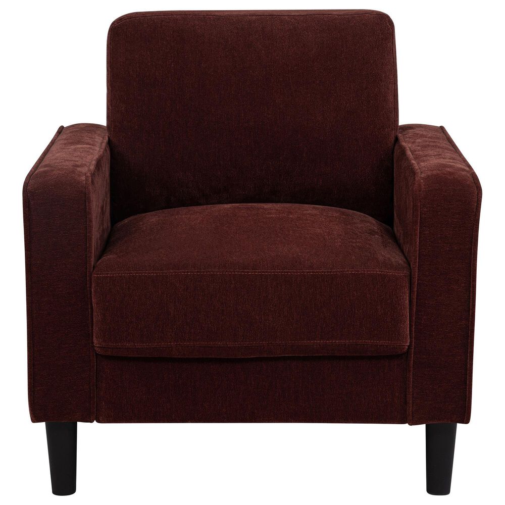 Coaster Ruth Accent Arm Chair in Rust, , large