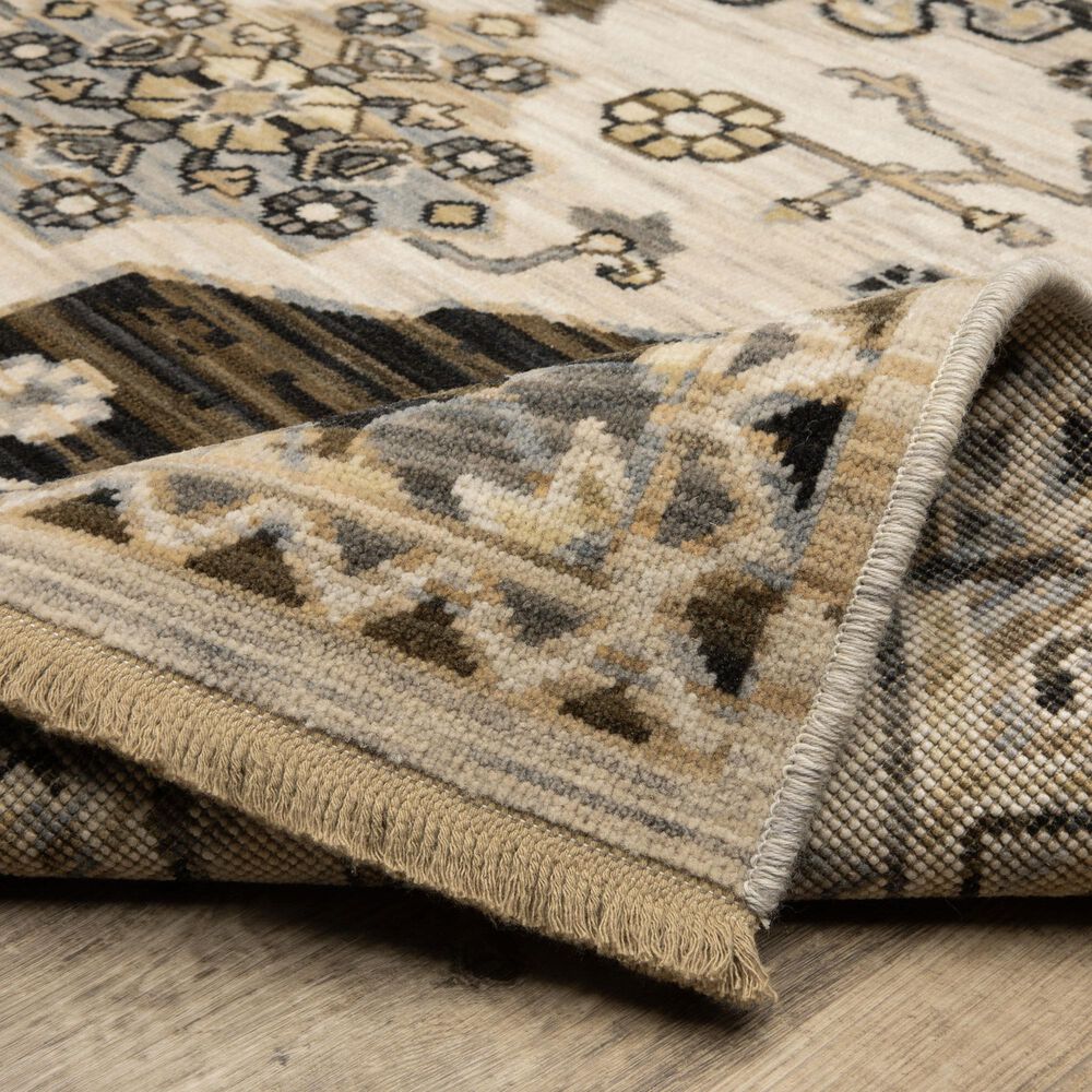 Oriental Weavers Acacia Brown and Grey 2'6" x 10' Runner, , large