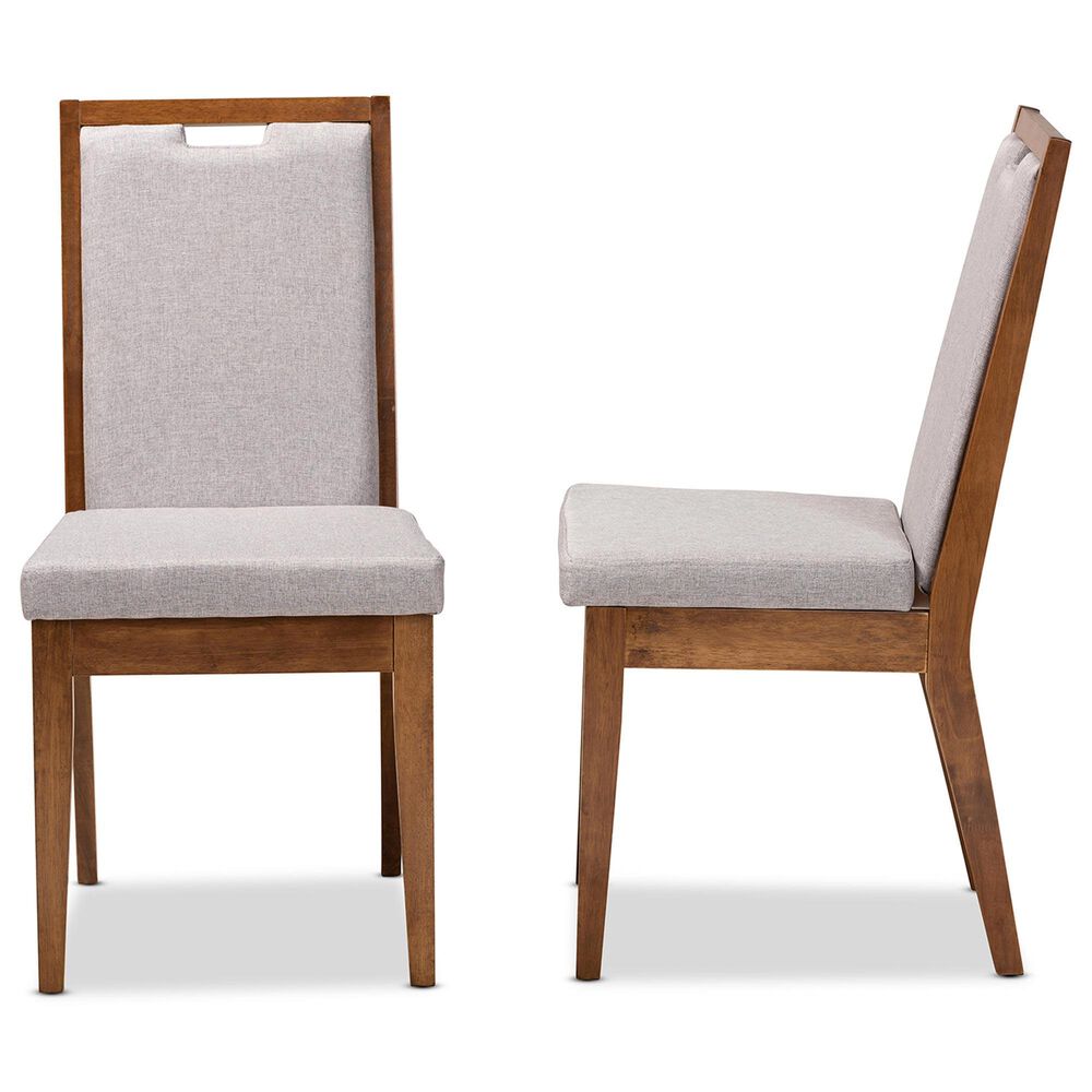 Baxton Studio Octavia Side Chair in Walnut Brown (Set of 2), , large