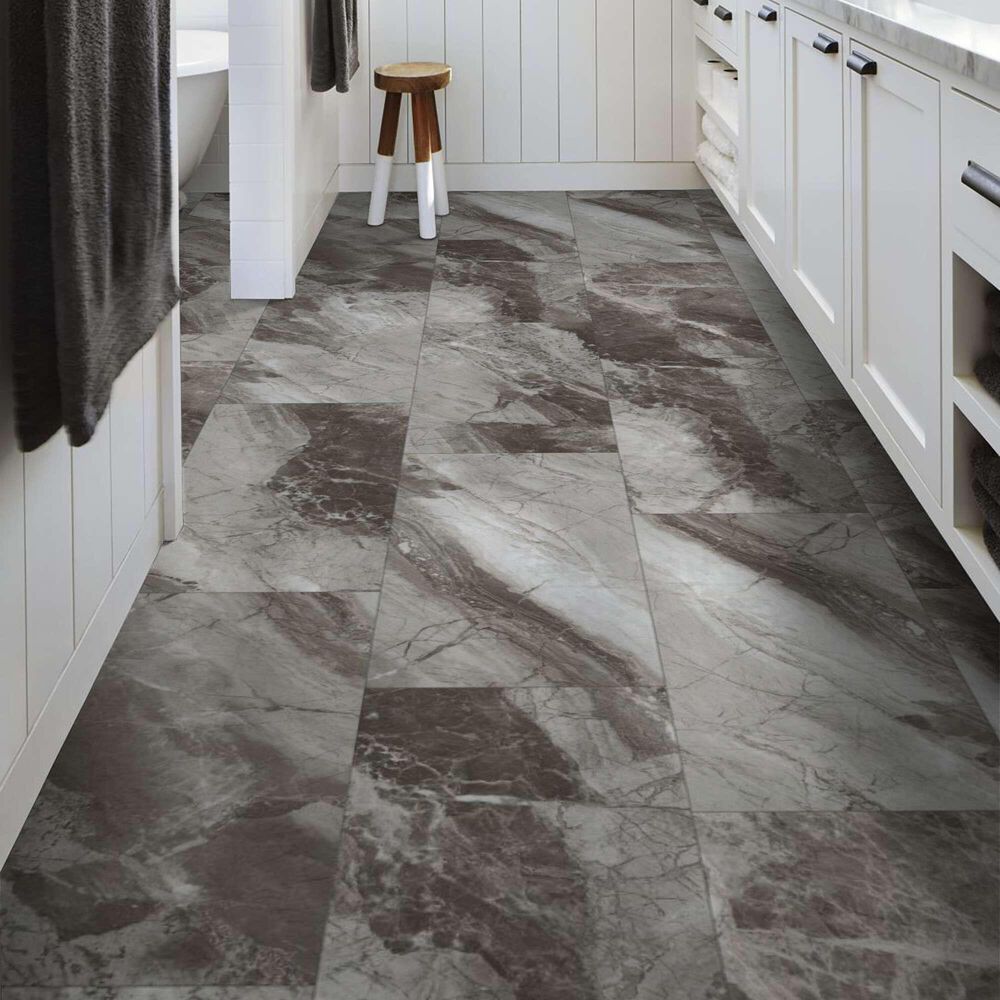 Shaw Vinyl Tile Paragon Tile Plus Bardiglio 12&quot; x 24&quot; Luxury Vinyl Tile, , large