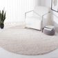 Safavieh August Shag AUG900D 6"7" Round Beige Area Rug, , large