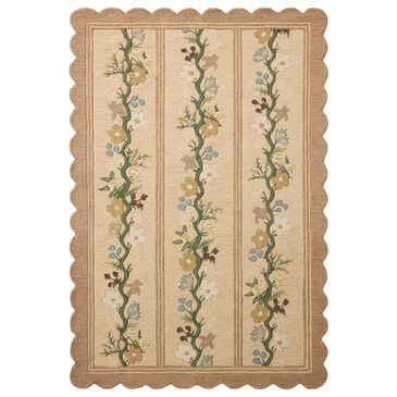 Rifle Paper Co. x Loloi Thistle Neutral and Multicolor 3"6" x 5"6" Area Rug, , large
