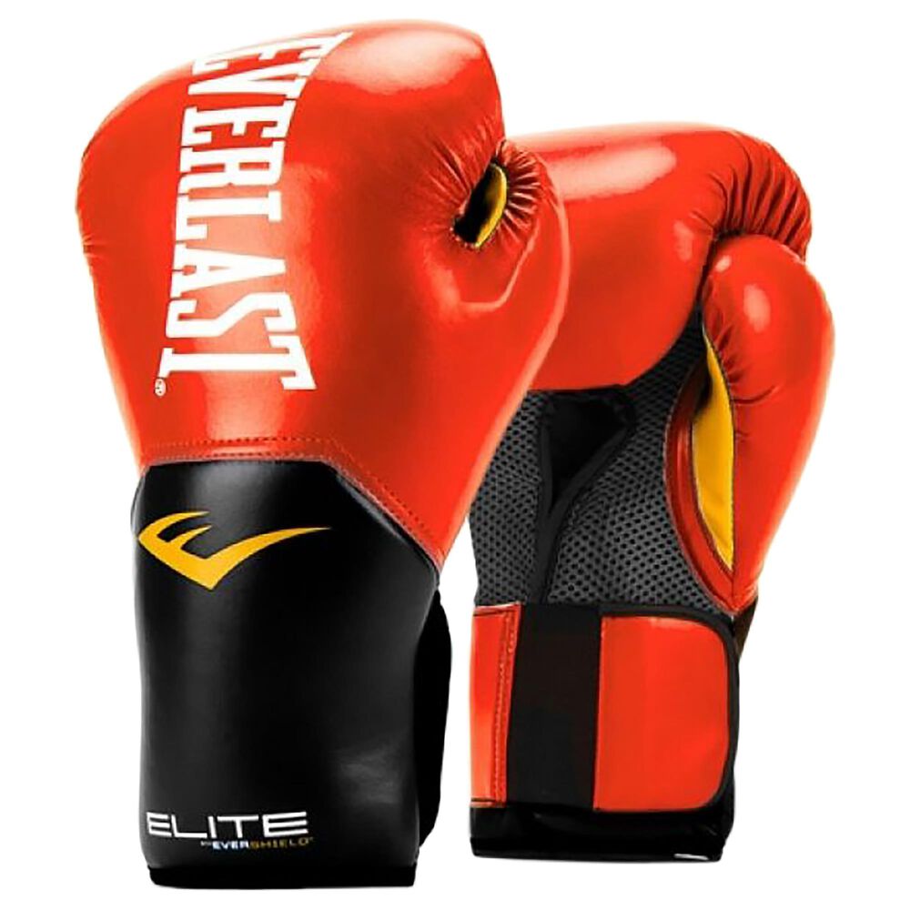 Everlast Elite Pro Style 16 Oz Training Gloves in Red, , large