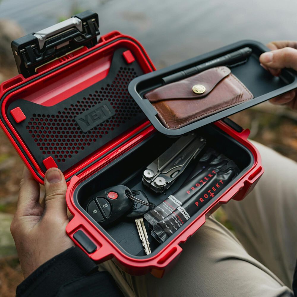 YETI LoadOut GoBox 1 Gear Case in Rescue Red, , large