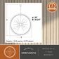 Vaxcel International Co. Ltd. Estelle 6-Light Pendant in Natural Brass and Matte Black, , large