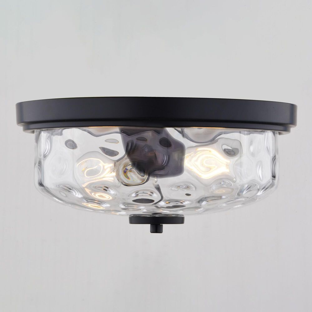 Vaxcel Northlake 2-Light Flush Mount in Matte Black, , large