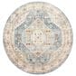 Surya Chicago CHG2309 6"7" Round Blue, Light Beige, Mustard, Slate, Burnt Orange, Light Grey Area Rug, , large