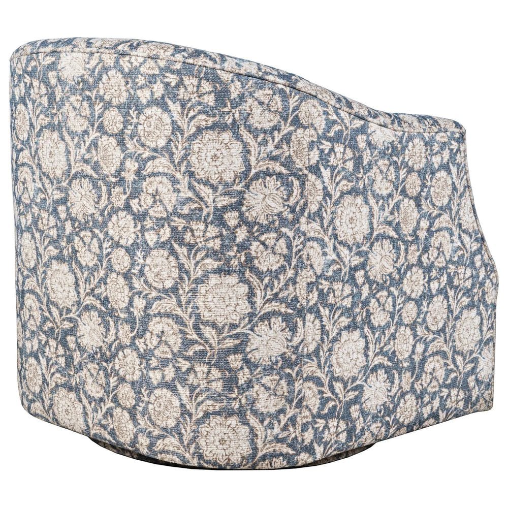 Waltham Lottie Swivel Chair in Blue, , large