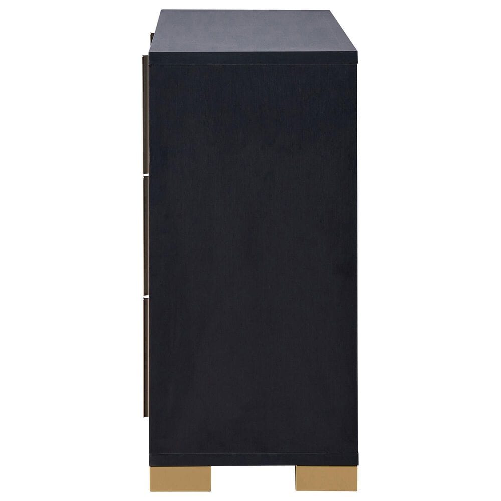 Pacific Landing Marceline 6-Drawer Dresser in Black, , large