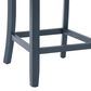Linon Home Decor Aliza Counter Stool in Blue and Dark Grey (Set of 2), , large