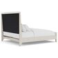 Riverside Furniture Carmella Queen Platform Panel Bed with Two Nightstands in Pebble Oak, , large
